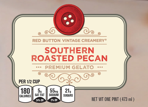 slide 1 of 1, Red Button Creamery Southern Roasted Pecan, 16 oz