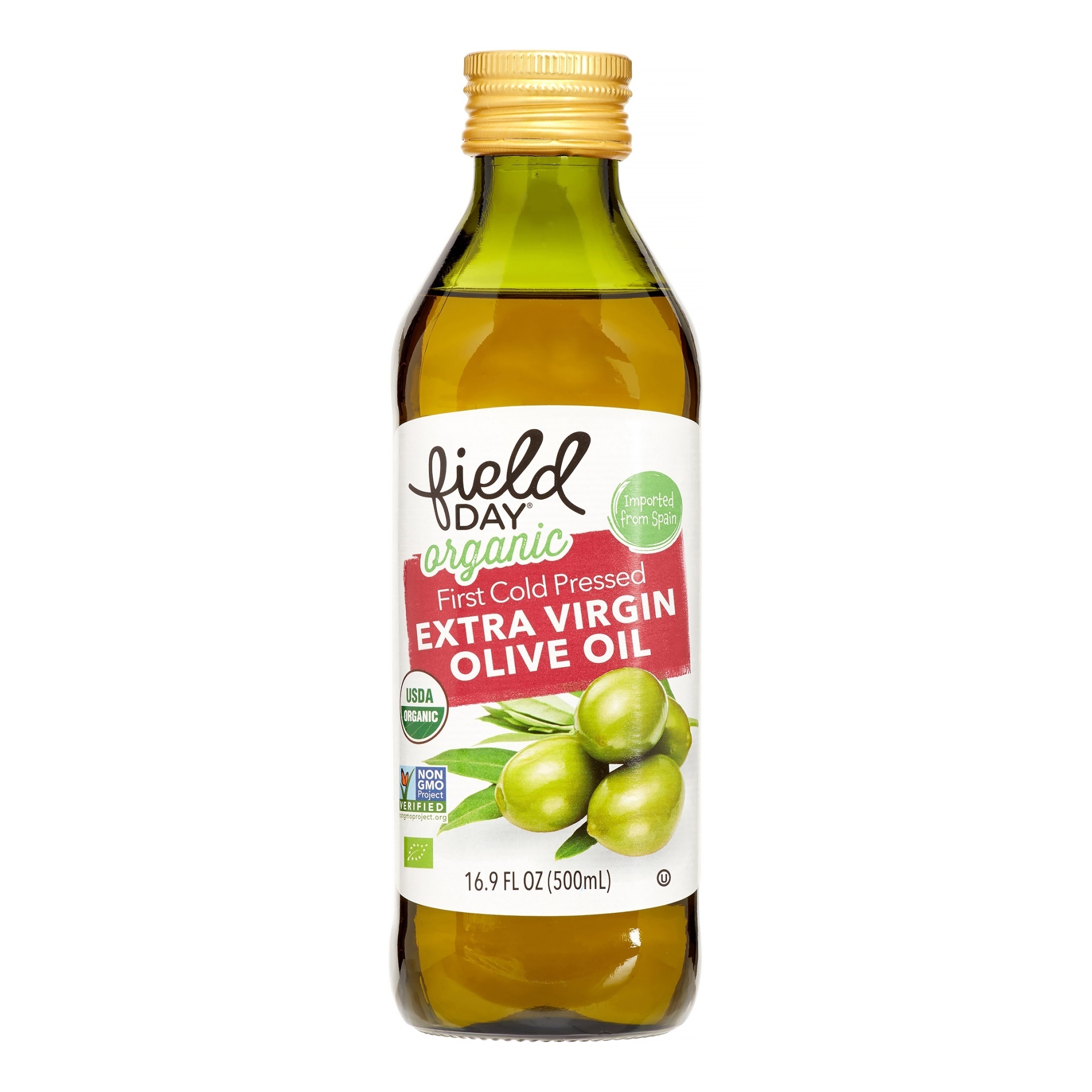 slide 1 of 1, Field Day Organic Imported Extra Virgin Olive Oil, 16.9 fl oz