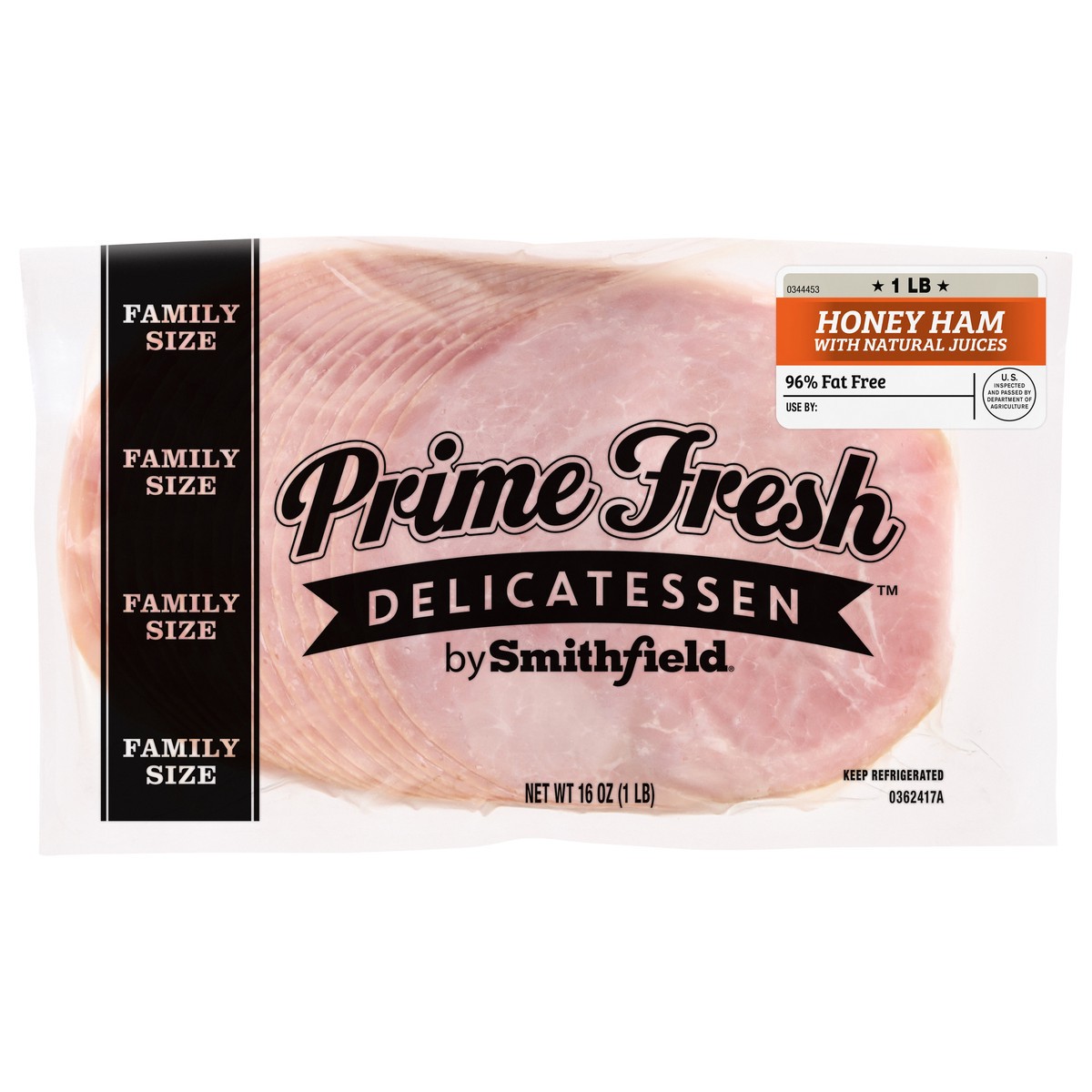 slide 1 of 7, Prime Fresh Delicatessen Honey Ham Family Pack - 16 oz, 16 oz