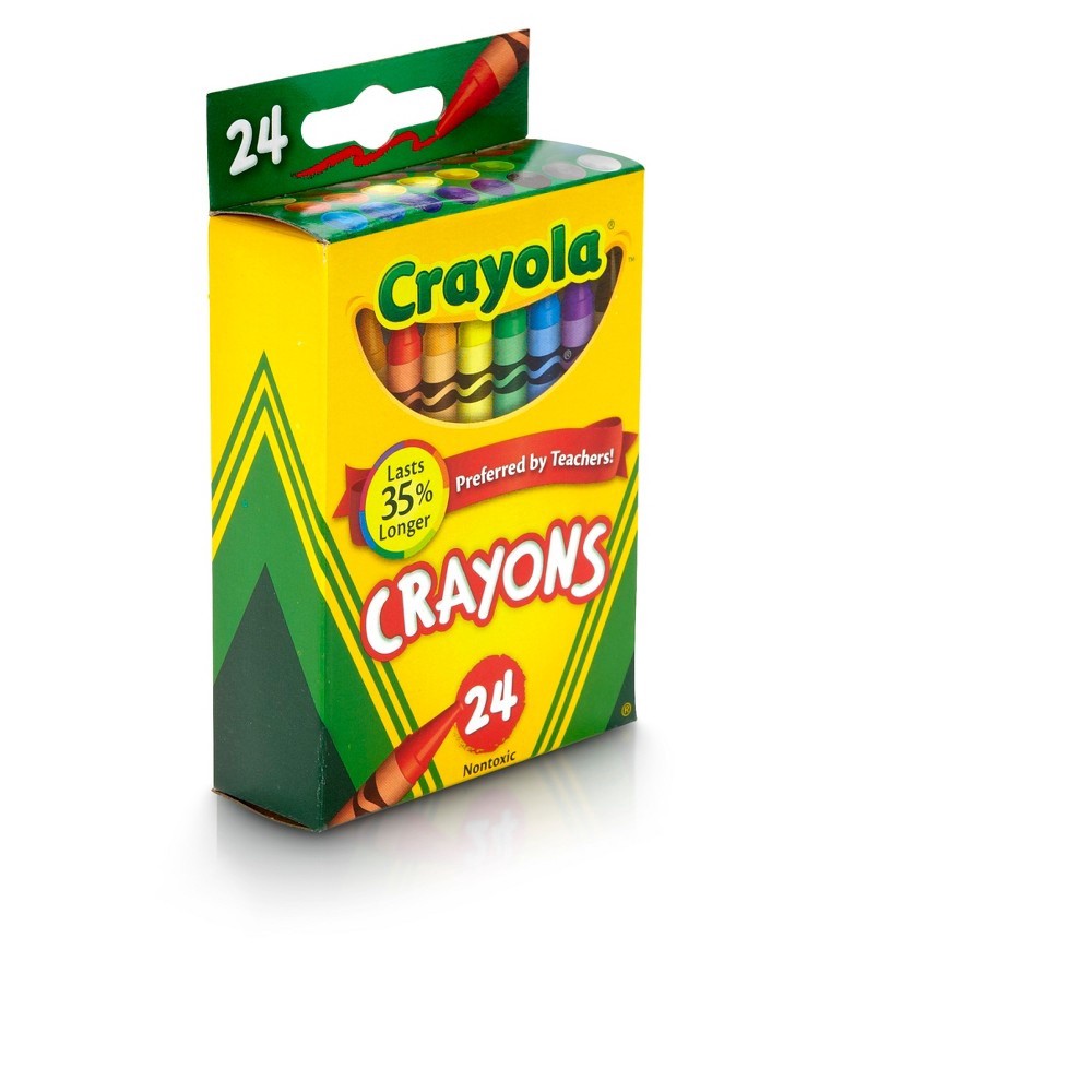 slide 2 of 3, Crayola Crayons, 24 ct