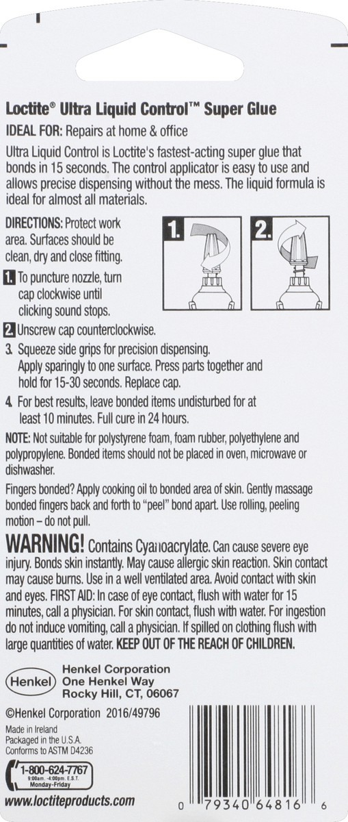 slide 6 of 7, Loctite Super Glue 0.14 oz, 0.14 oz