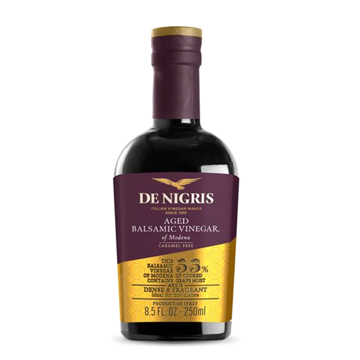 slide 1 of 1, De Nigris Gold Eagle Aged Balsamic Vinegar Of Modena, 8.5 oz