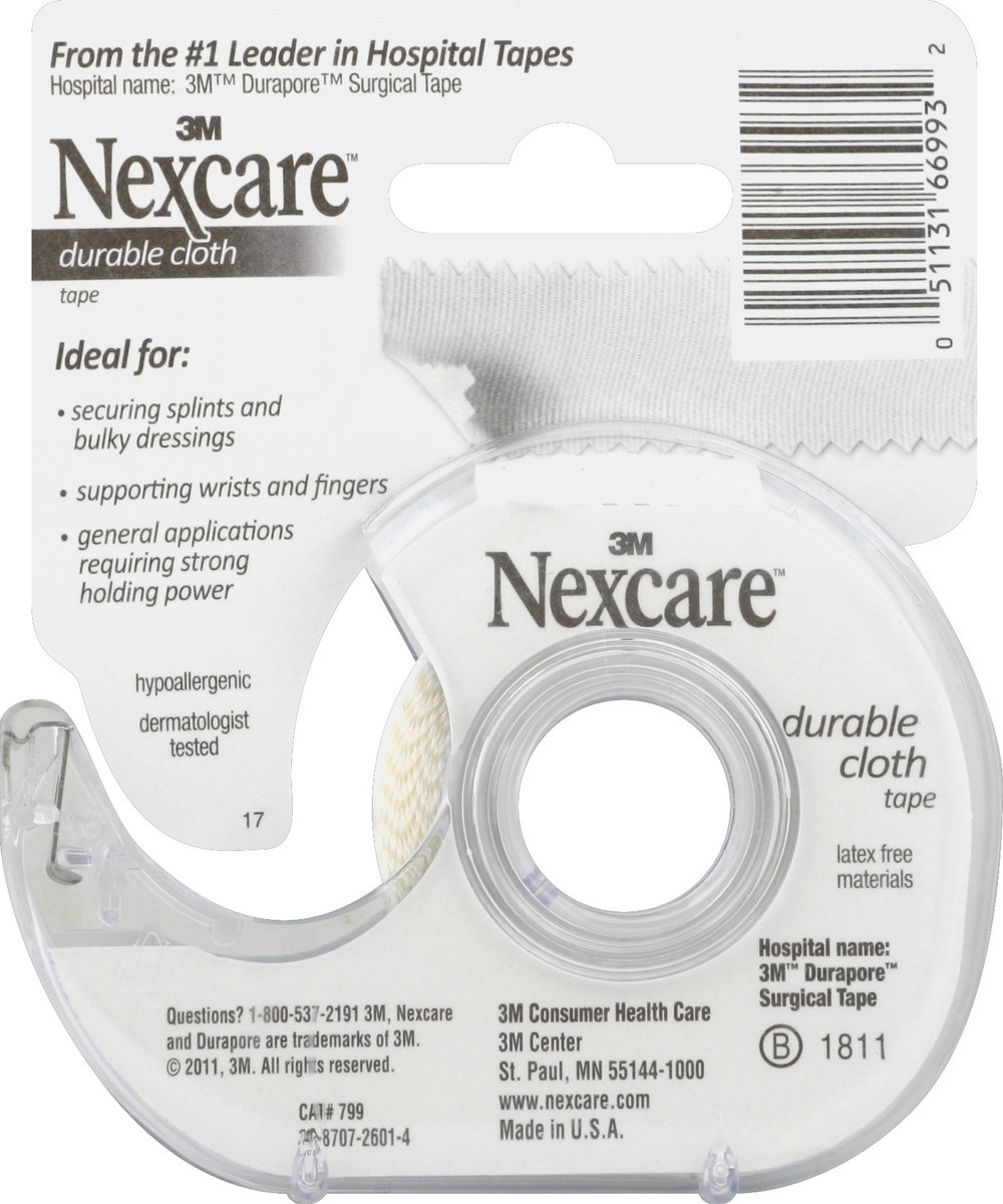 slide 3 of 4, Nexcare Durable Cloth Tape 1 ea, 1 ct