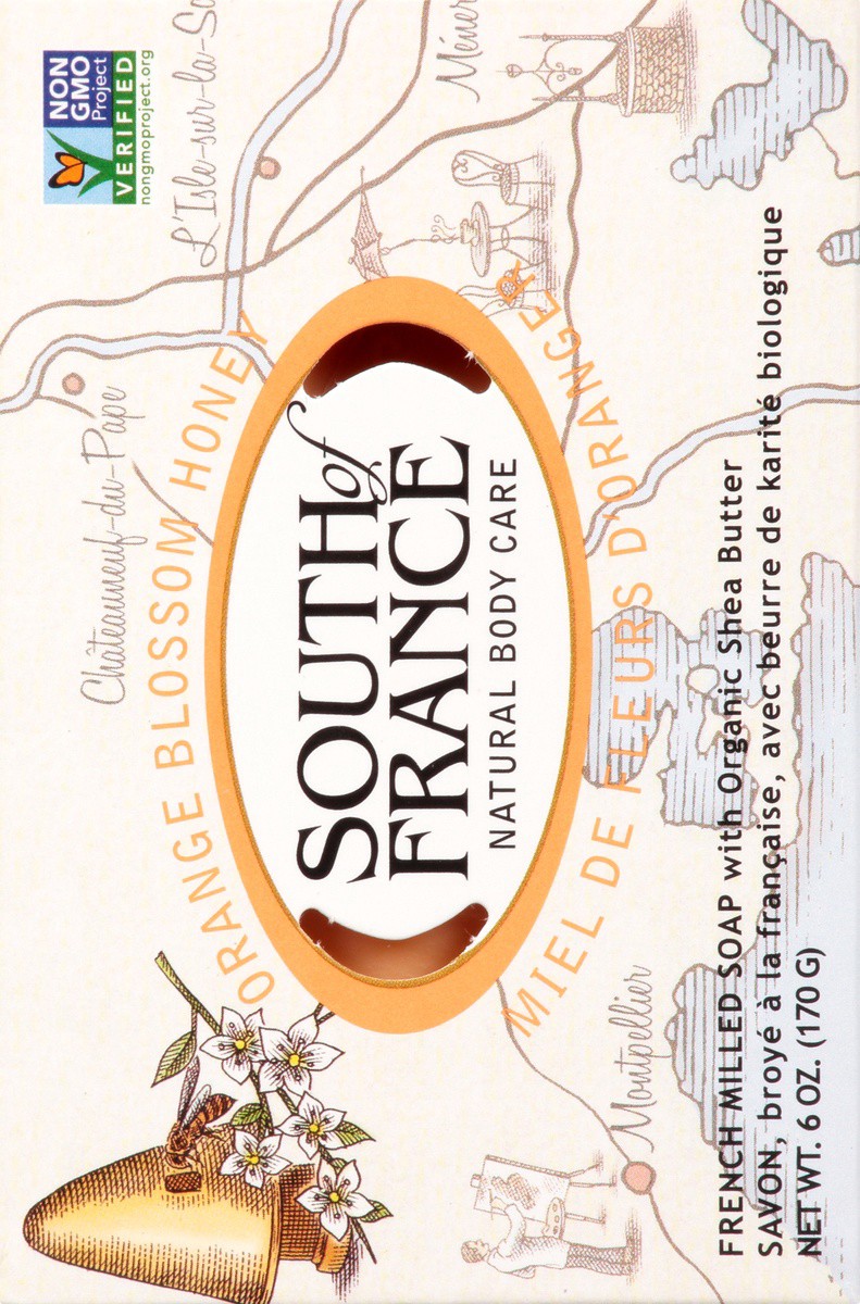 slide 4 of 9, South of France Orange Blossom Honey Bar Soap, 6 oz