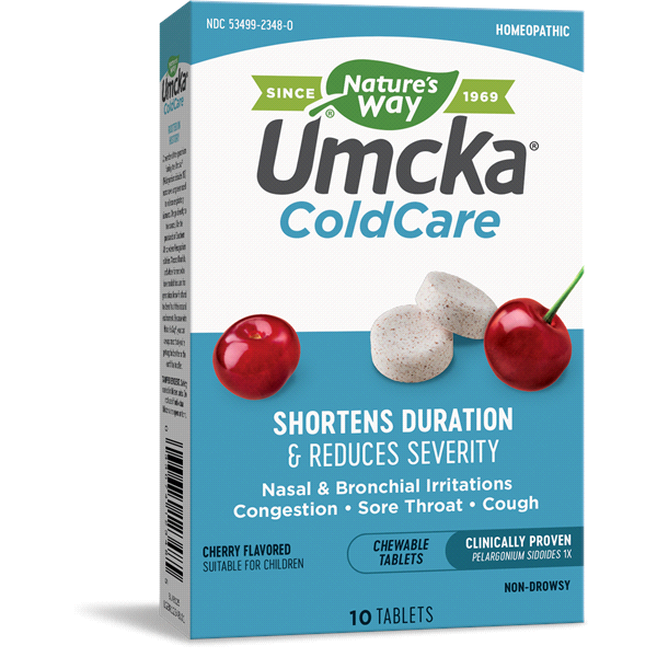 slide 1 of 1, Nature's Way Umcka Coldcare Cherry, 10 ct