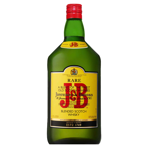 slide 1 of 1, J&B Rare Blended Scotch Whisky (80 Pf), 1.75 liter