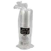 slide 1 of 1, Pactiv Dome Lids Center Hole 12/16 & Cups, 75 ct