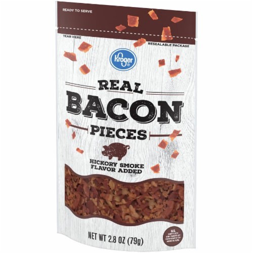slide 2 of 3, Kroger Hickory Smoke Flavored Real Bacon Pieces - 2.8 oz, 2.8 oz