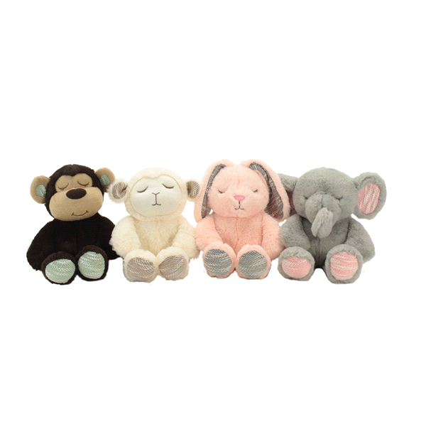 slide 1 of 1, Animal Adventure Sleepy Heads Plush, 1 ct