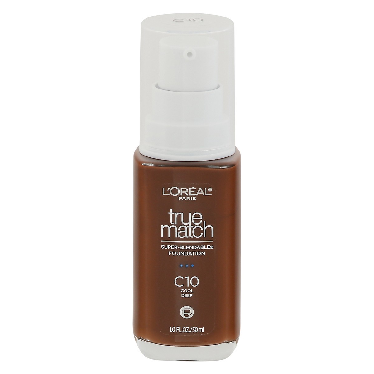 slide 1 of 1, L'Oréal True Match Cool Deep C10 Super-Blendable Foundation 1.0 fl oz, 1 fl oz