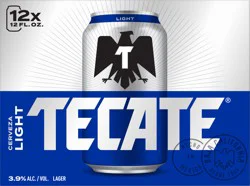 Tecate Mexican Lager Beer, 12 Pack, 12 fl oz Cans