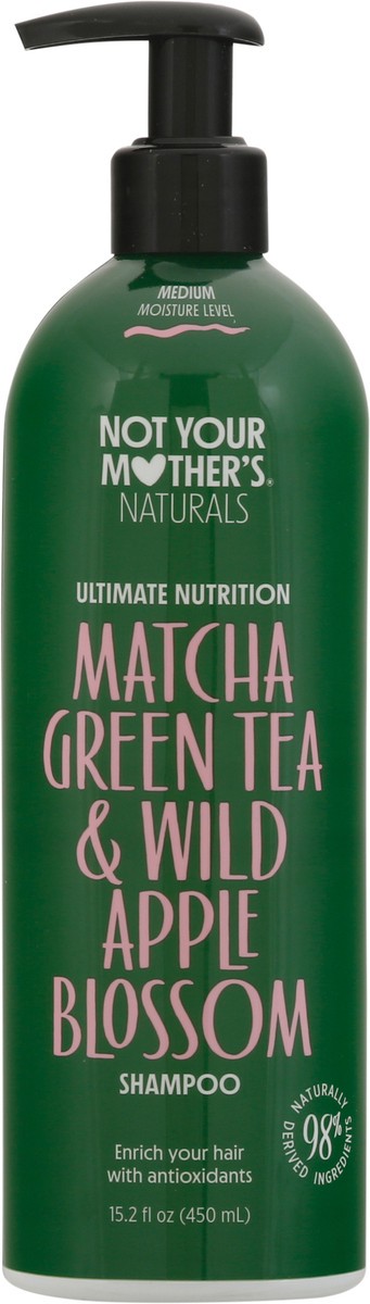 slide 9 of 9, Not Your Mother's Naturals Ultimate Nutrition Matcha Green Tea & Wild Apple Blossom Shampoo 15.2 fl oz, 15.20 fl oz