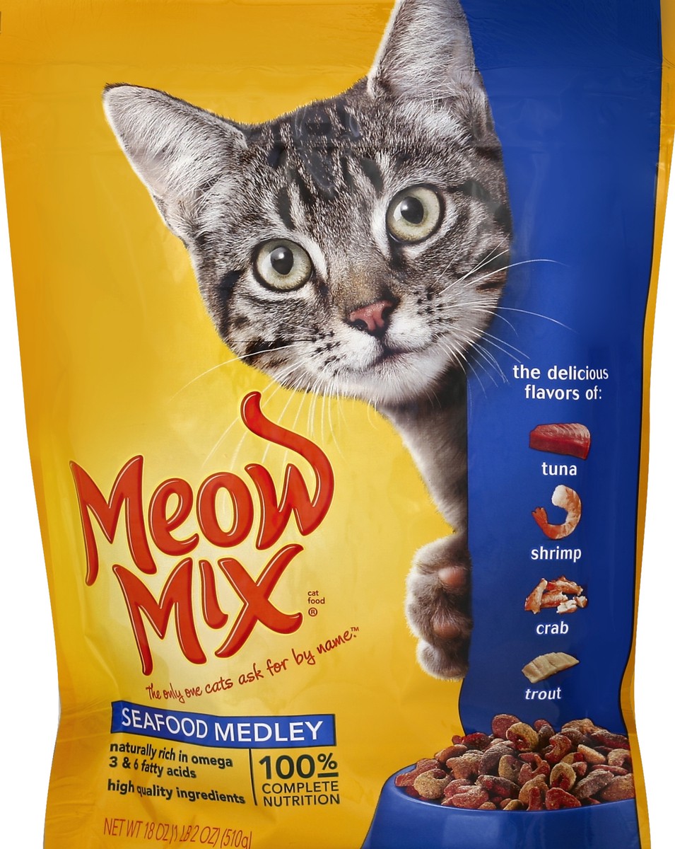 slide 5 of 6, Meow Mix Cat Food 18 oz, 18 oz