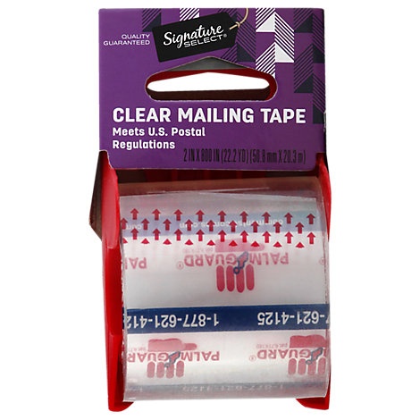 slide 1 of 1, Signature Home Tape Mailing Clear 2X800 Inch Pack - Each, 1 ct