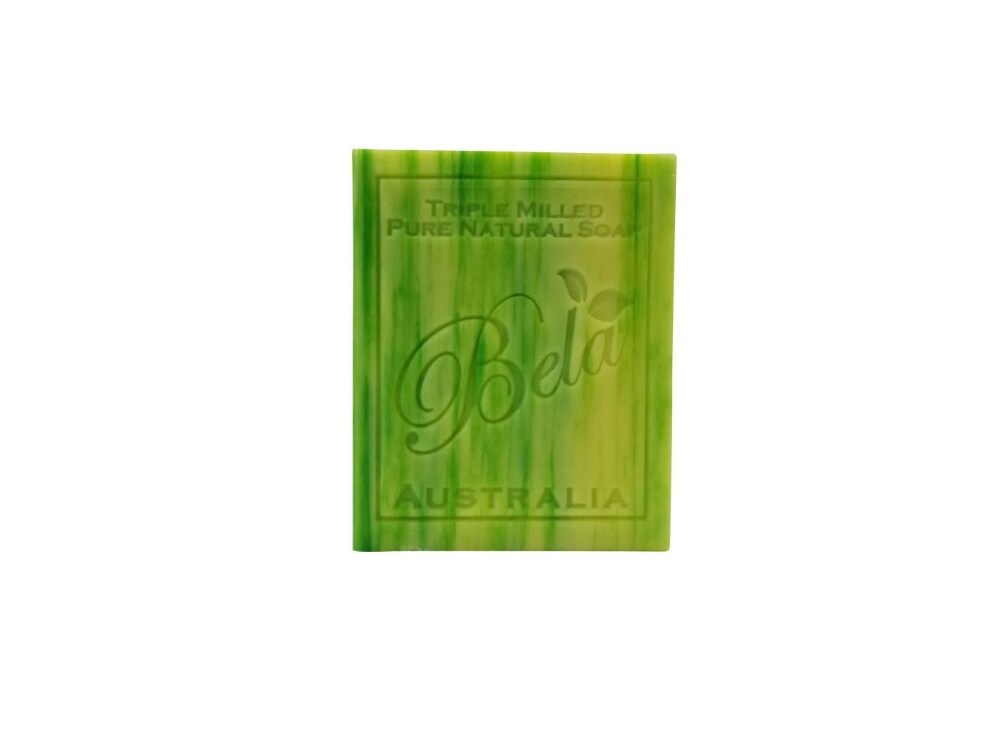 slide 1 of 1, Bela Natural Bar Soap Pineapple Coconut & Lime, 3.4 oz