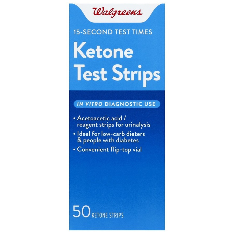 slide 1 of 1, Walgreens Ketone Test Strips, 50 ct