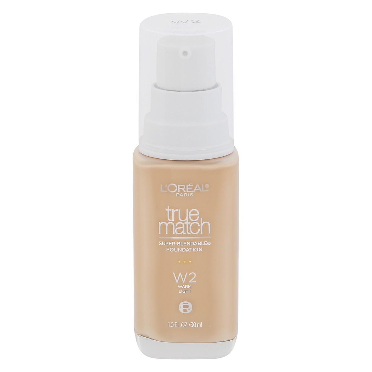 slide 1 of 1, L'Oréal True Match Warm Light W2 Super-Blendable Foundation 1.0 fl oz, 1 fl oz