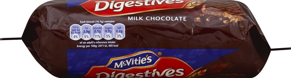 slide 2 of 5, McVitie's McVities Digestives Milk Chocolate - 10.5 Oz, 10.5 oz