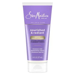 SheaMoisture Melanin Care Nourished & Radiant Gentle Cream Cleanser 6 fl oz
