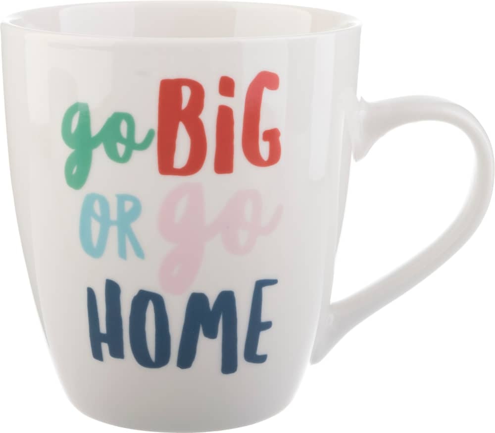 slide 1 of 1, Pacific Market International Go Big Or Go Home Mug, 23 oz