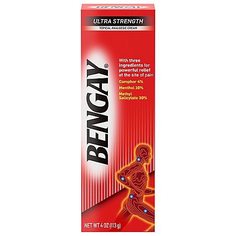 slide 1 of 1, Bengay Ultra Strength Cream - 4 Oz, 4 oz