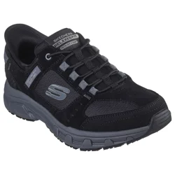 Skechers Men's Oak Canyon Consistent Winner Casual Shoes, Black/Grey, Size 11.5