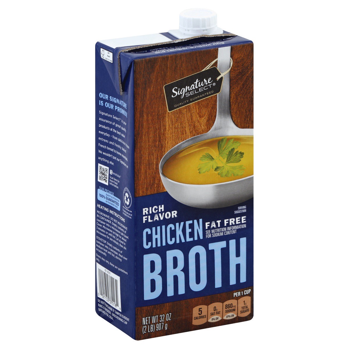 slide 1 of 7, Signature Select Broth 32 oz, 32 oz