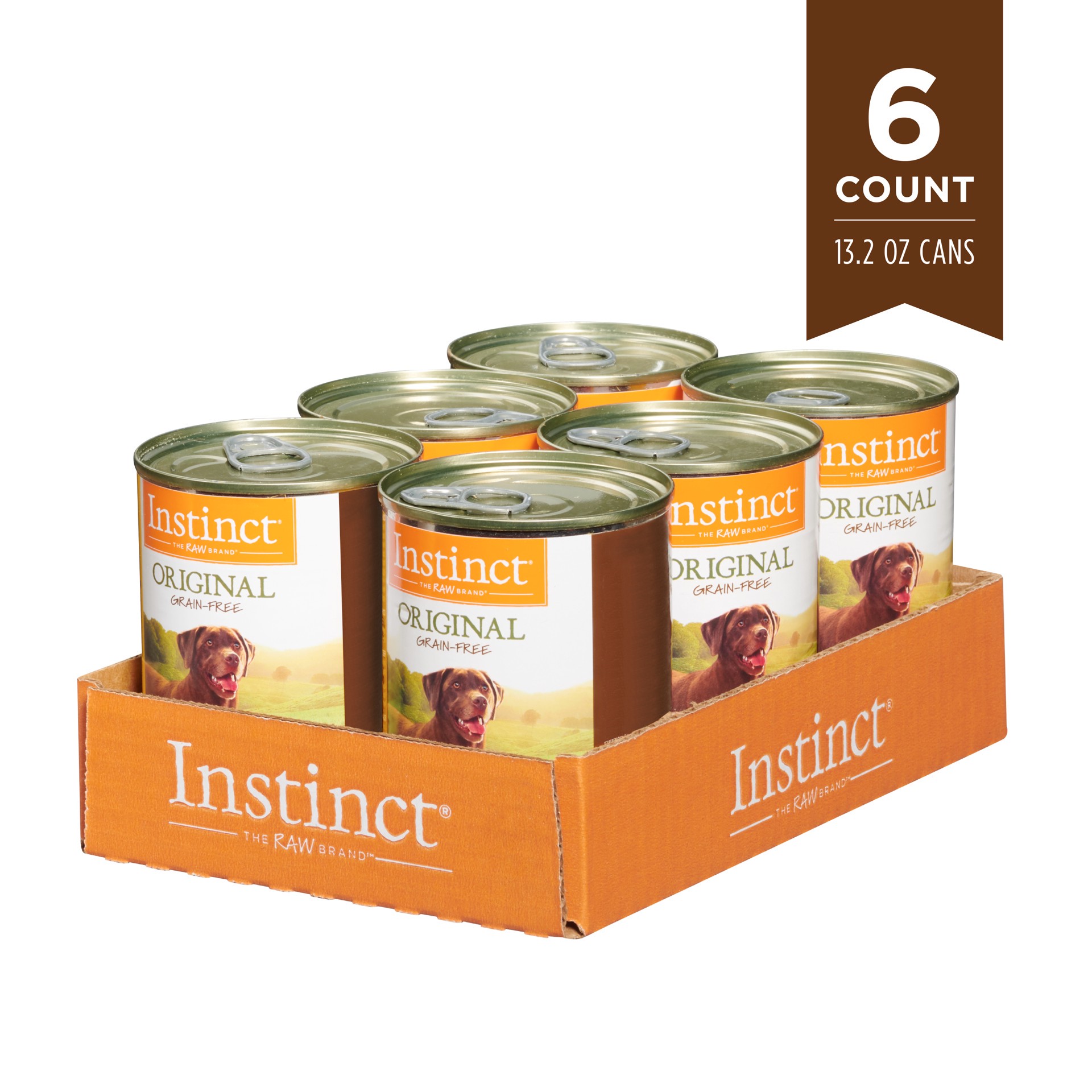 slide 3 of 6, Instinct Original Rabbit Wet Dog Food, 13.2 oz. Can, 0.82 lb