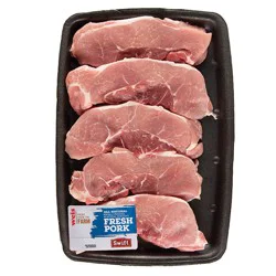Weis Fresh From The Farm Boneless Pork Sirloin Chops