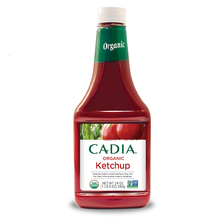slide 1 of 1, Cadia Organic Ketchup, 24 oz