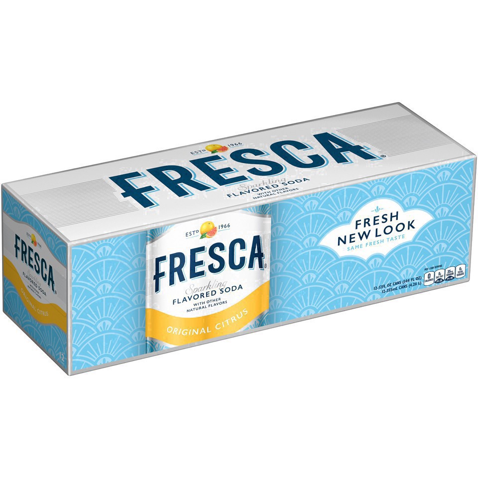 slide 50 of 70, Fresca Citrus Soda Water - 12 ct; 12 fl oz, 12 ct; 12 fl oz