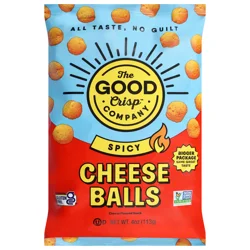 Good Crisps Cheese Balls Spicy 4oz - 4 OZ
