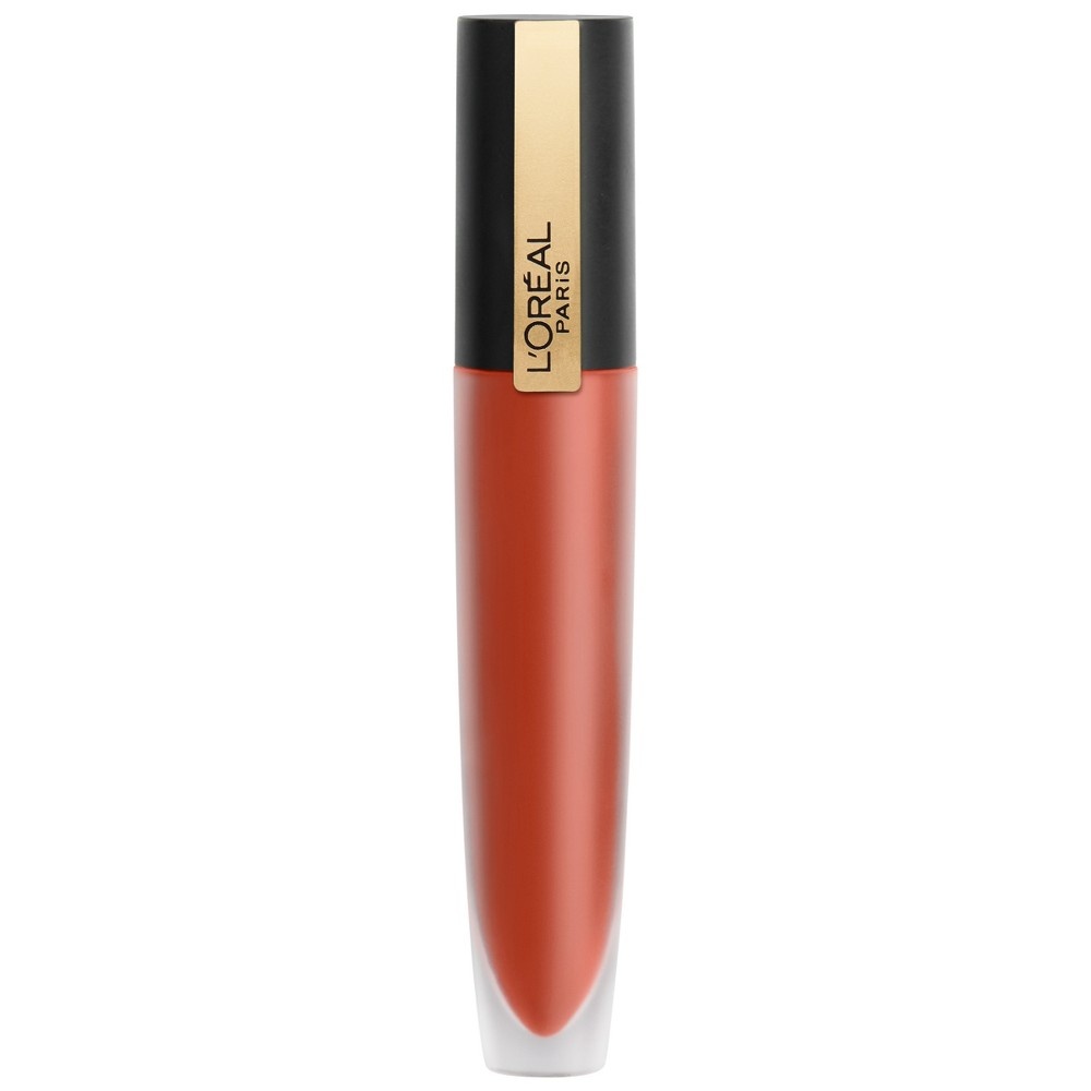 slide 2 of 4, L'Oréal Rouge Signature Matte High Pigment, Lightweight Lip Ink, I Achieve, 0.23 oz