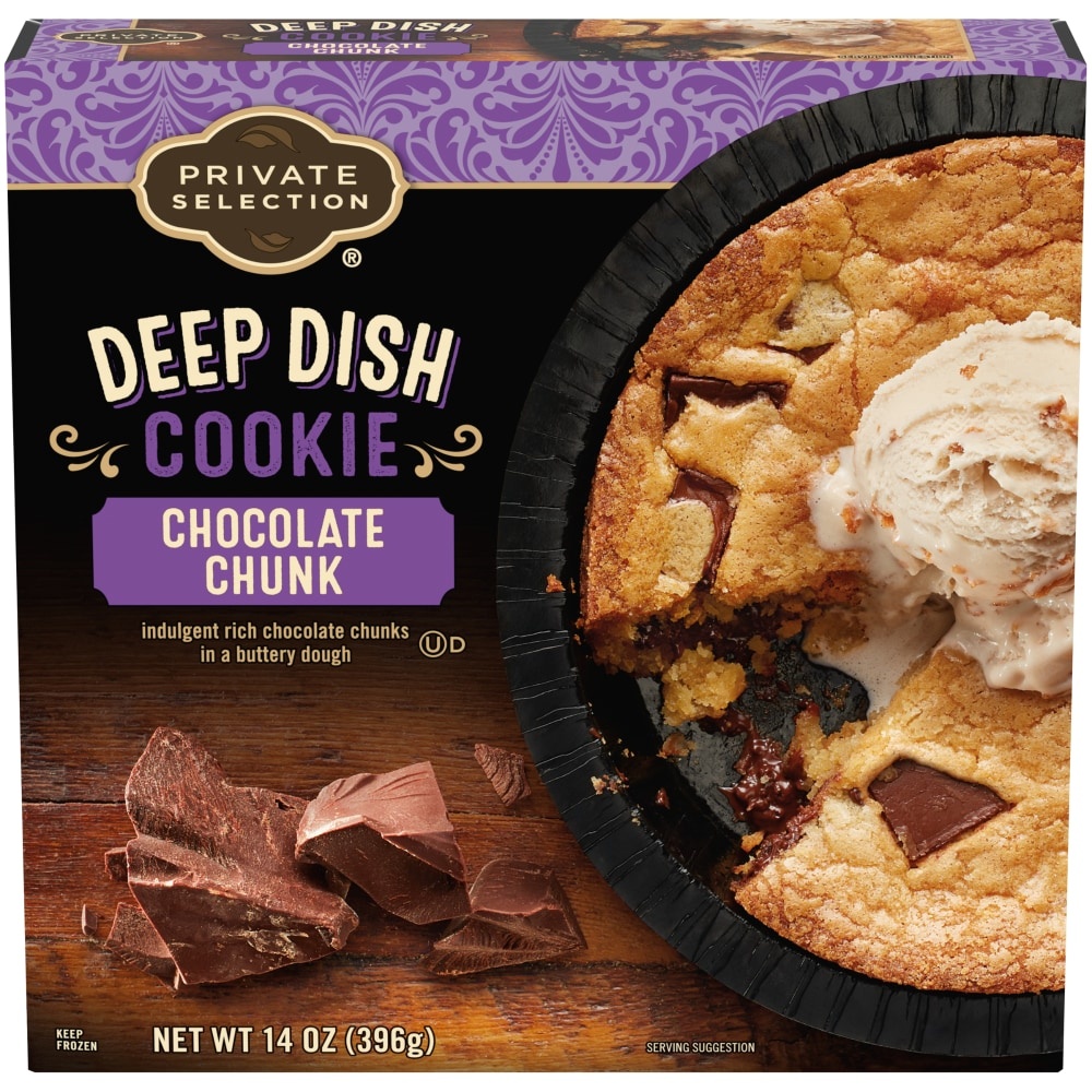 slide 1 of 1, Private Selection Deep Dish Chocolate Chunk Cookie, 14 oz