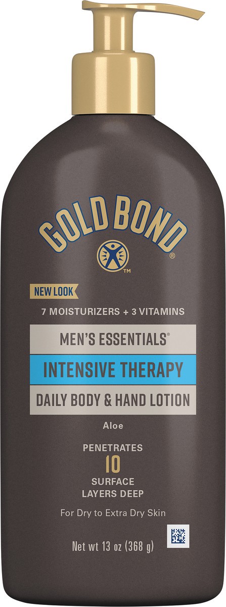 slide 4 of 5, Gold Bond Men's Essentials Intensive Therapy Lotion (13 Oz), 13 oz