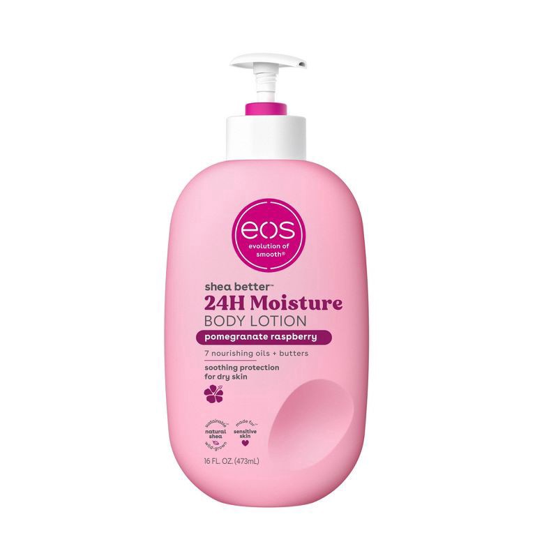 slide 1 of 6, eos Shea Better Moisture Body Lotion - Pomegranate Raspberry - 16 fl oz, 16 fl oz