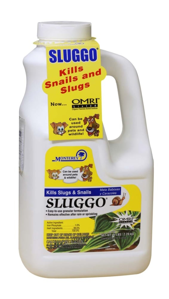 slide 1 of 1, Monterey Sluggo 5 Lb. Ready To Use Granules Organic Slug & Snail Killer Lg6530, 5 lb