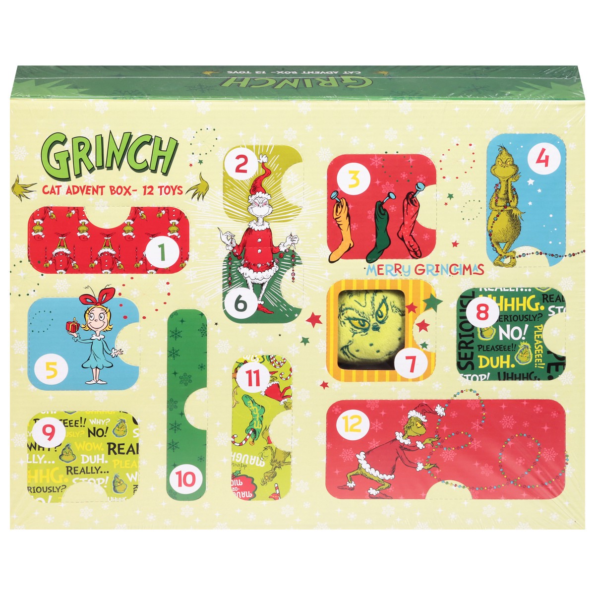 slide 11 of 13, Fetch for Pets Grinch Cat Advent Box 1 Set, 1 ct