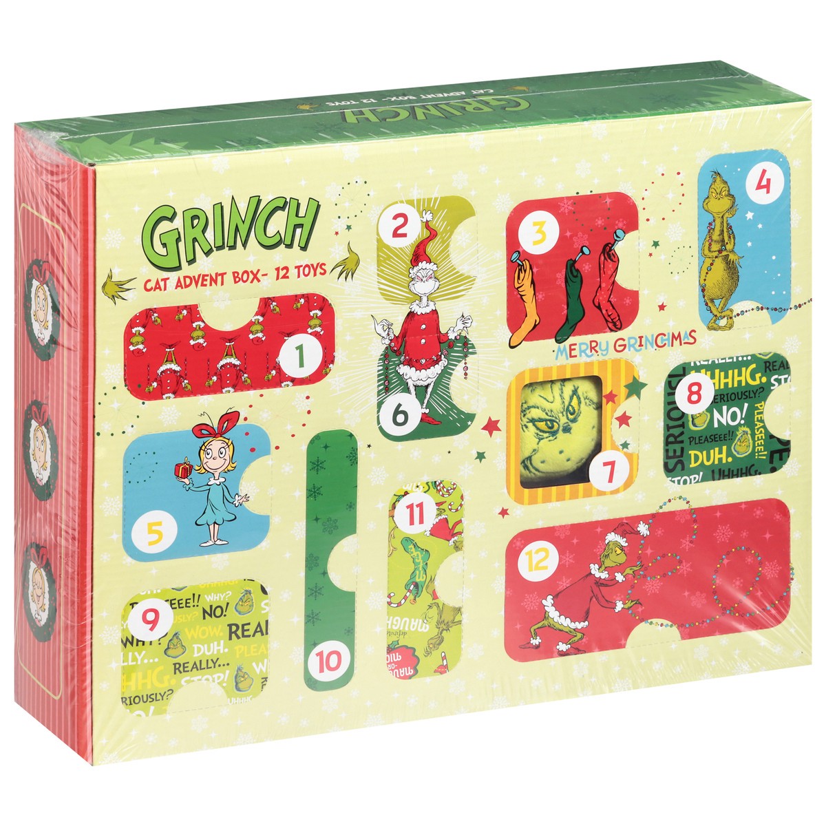 slide 2 of 13, Fetch for Pets Grinch Cat Advent Box 1 Set, 1 ct