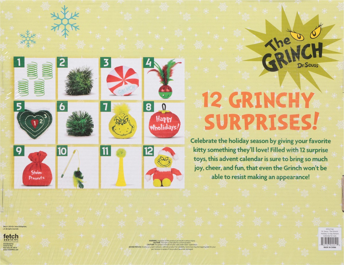 slide 6 of 13, Fetch for Pets Grinch Cat Advent Box 1 Set, 1 ct