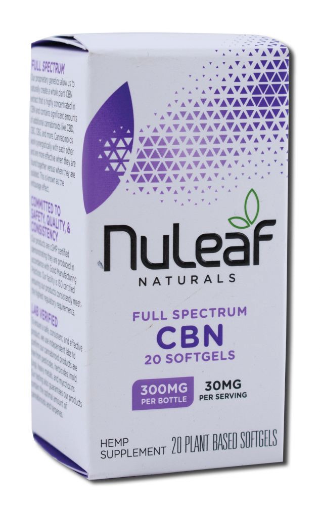 slide 1 of 1, Nuleaf Naturals Full Spectrum Hemp Cbn Softgel, 20 sgl