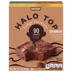 Halo Top Fudge Brownie Light Brownie Mix, 12.1 oz.