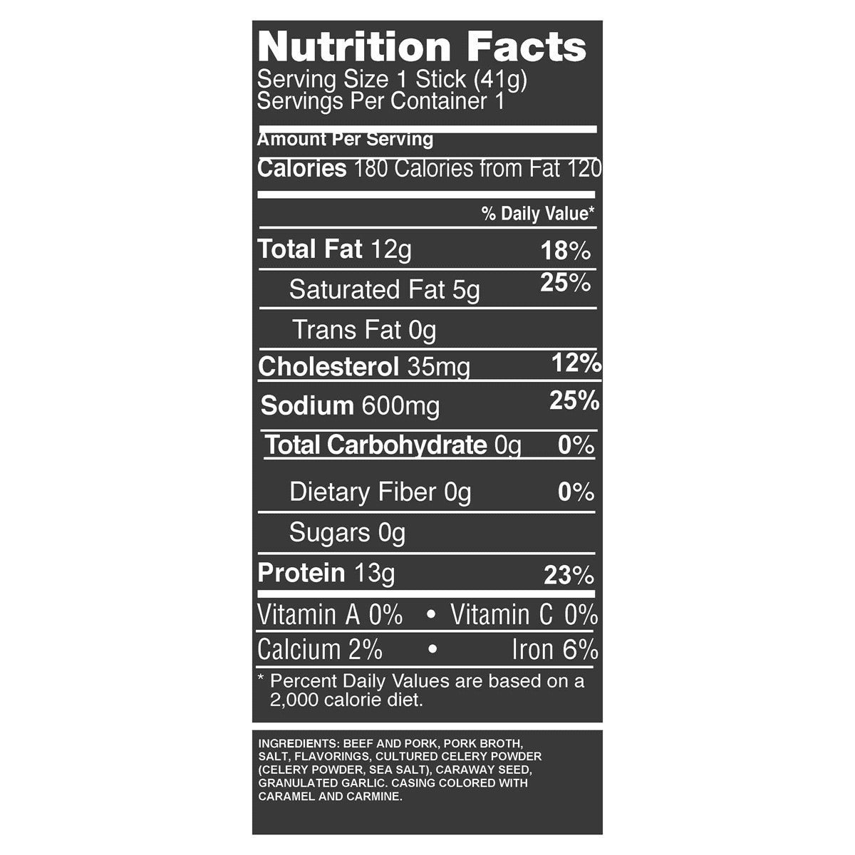 slide 3 of 5, Tillamook Original Smoked Sausage Stick, 1.44 oz