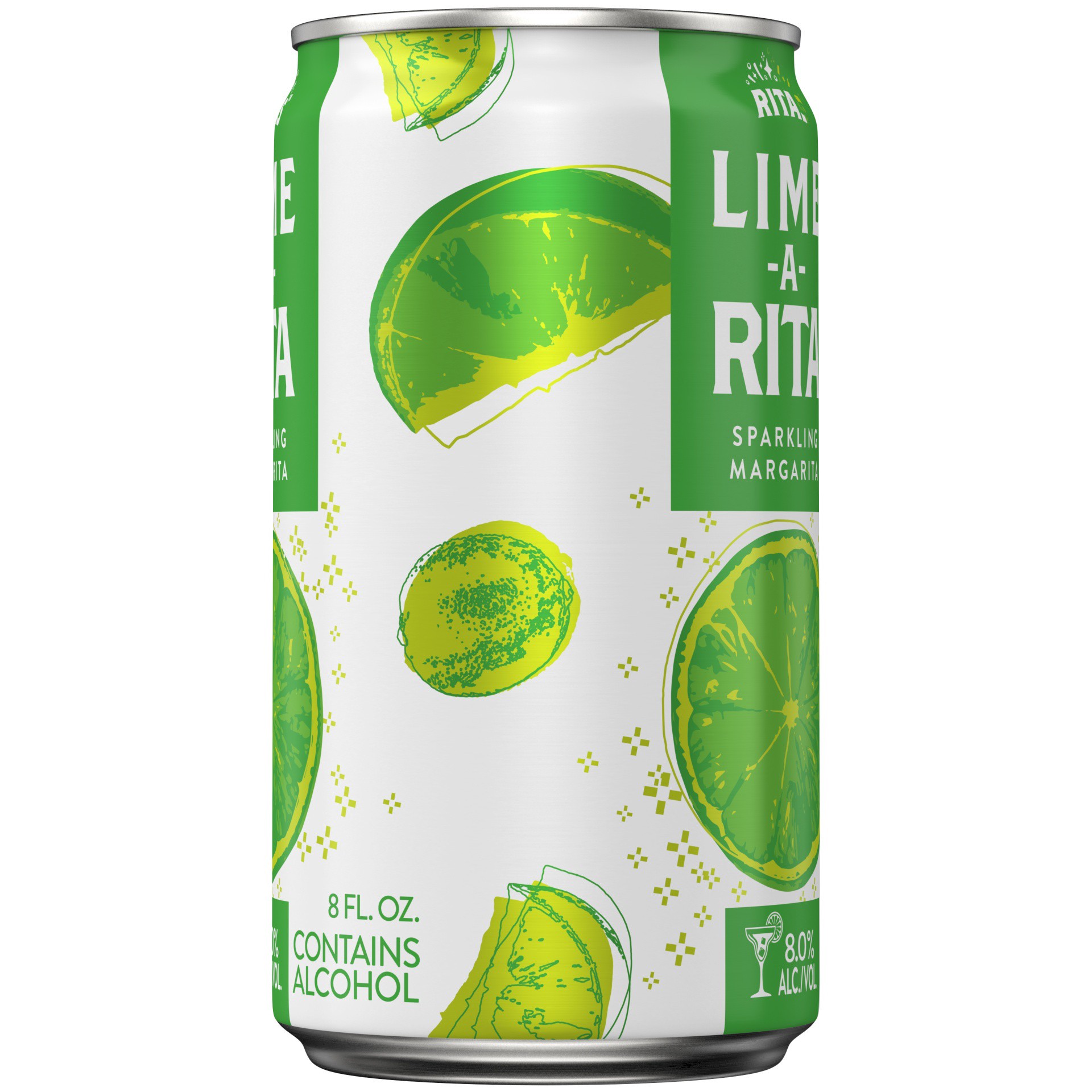 slide 4 of 4, RITAS Classic Lime-A-Rita Malt Beverage, 8 fl oz