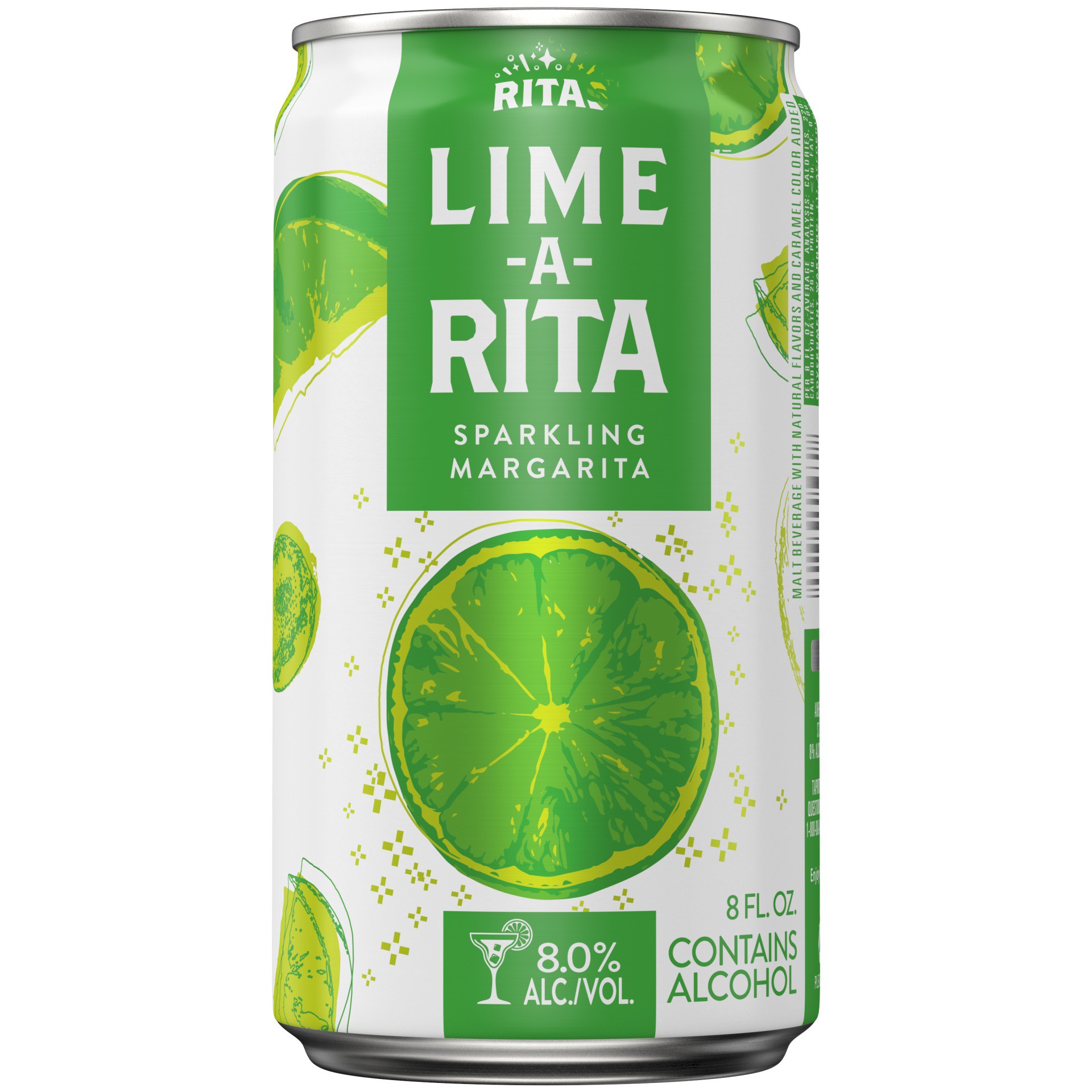 slide 3 of 4, RITAS Classic Lime-A-Rita Malt Beverage, 8 fl oz