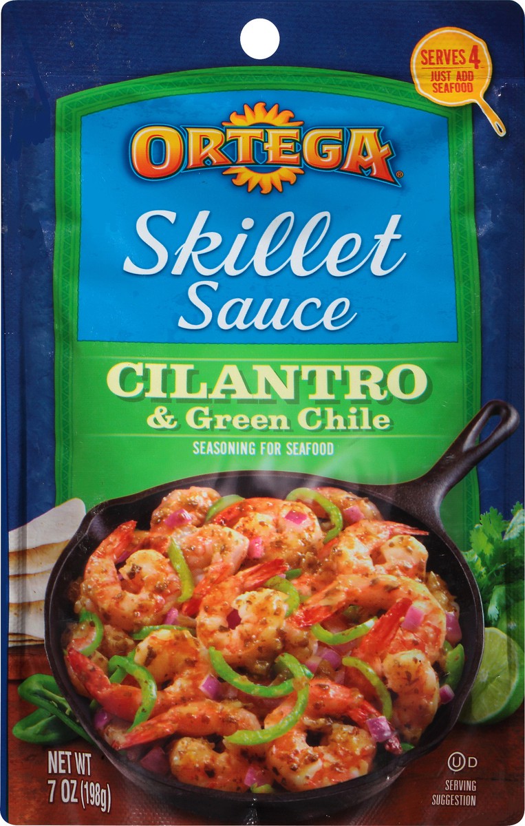 slide 7 of 11, Ortega Cilantro & Green Chile Skillet Sauce 7 oz. Pouch, 7 oz