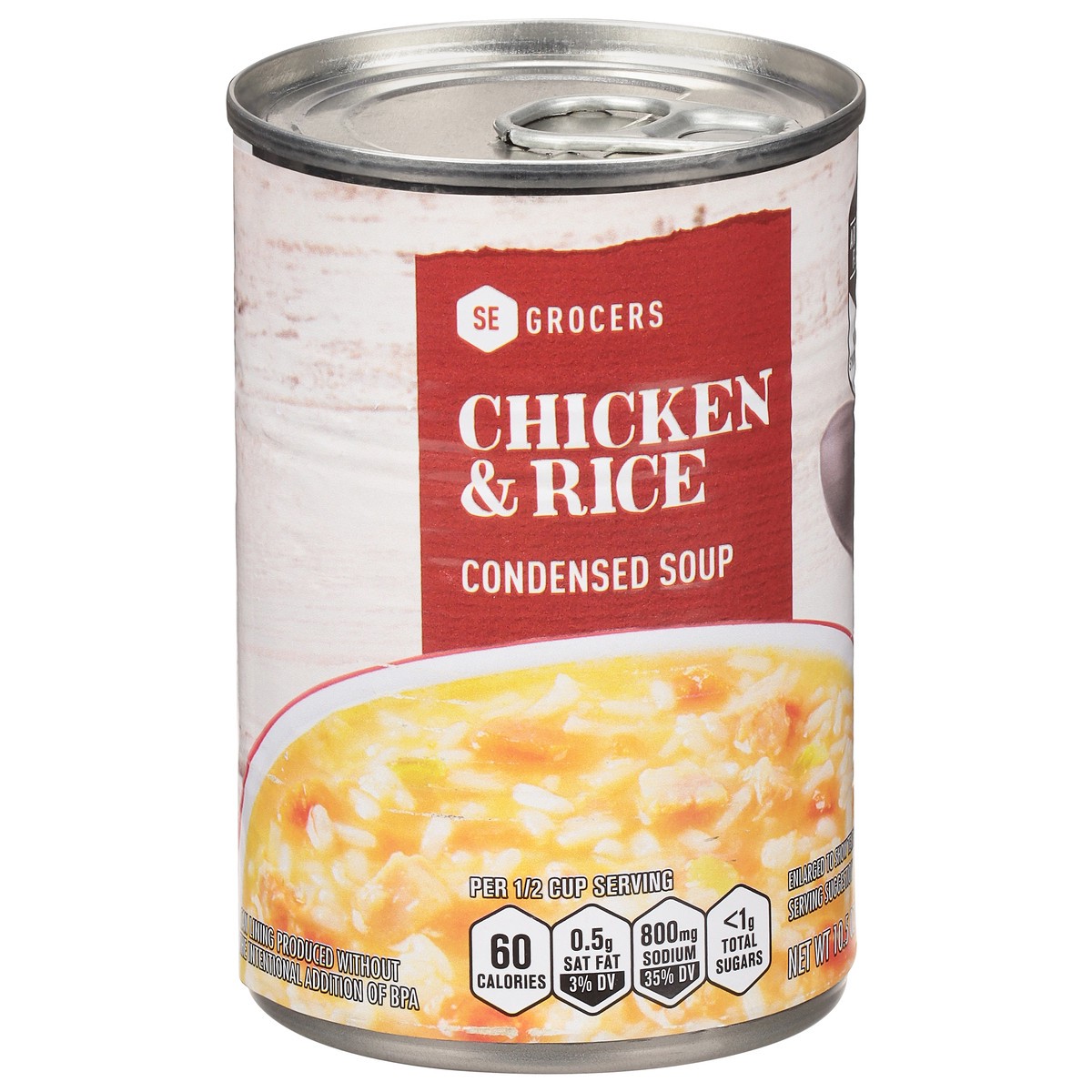 slide 4 of 9, Se Grocers Chkn&Rice Condensed Soup - 10.5 oz, 10.5 oz