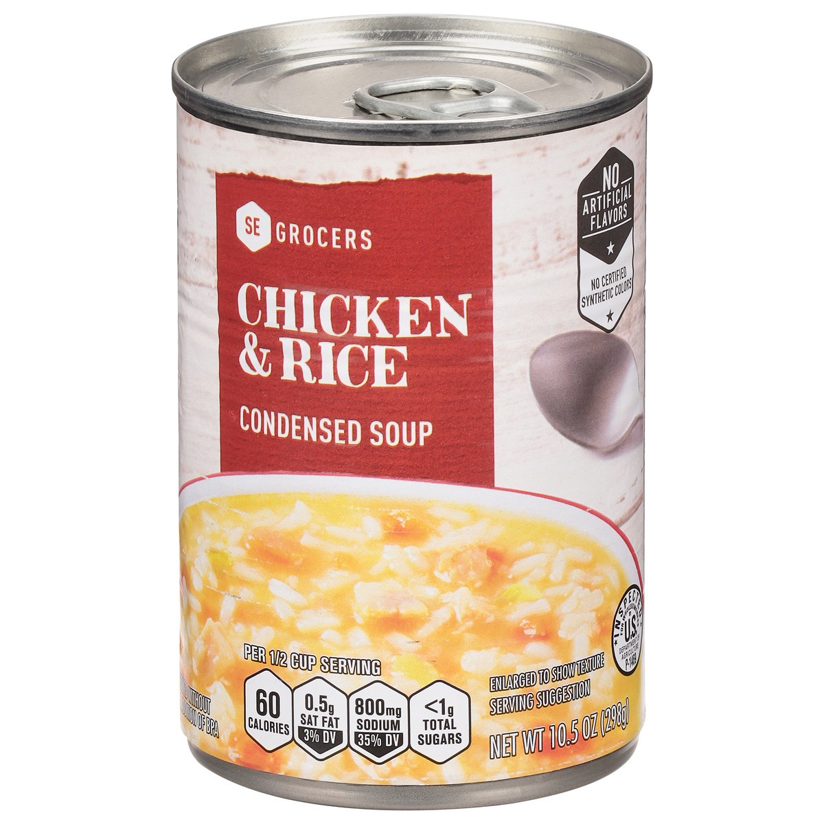 slide 9 of 9, Se Grocers Chkn&Rice Condensed Soup - 10.5 oz, 10.5 oz