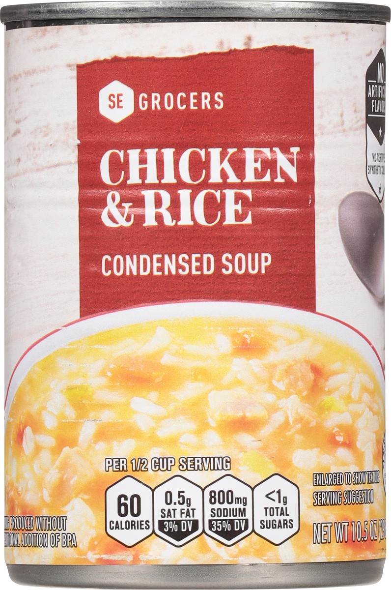 slide 5 of 9, Se Grocers Chkn&Rice Condensed Soup - 10.5 oz, 10.5 oz