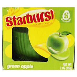 slide 1 of 1, Starburst Green Apple Scented Candle, 3 oz